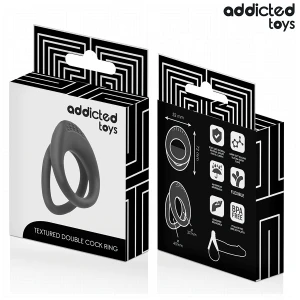 ADDICTED TOYS - DOUBLE TEXTURED PENIS RING